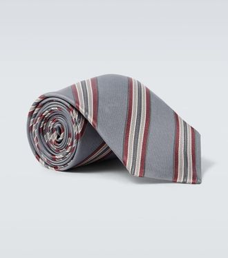 Brunello Cucinelli Striped silk tie