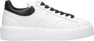 Hogan H-Stripes Sneakers - Heren - Sneakers - Wit - 39 EU - Leer - Schoenen