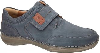 Josef Seibel New Anvers 83 - Heren - Platte Schoenen - Blauw - 44 EU - Leer - Schoenen