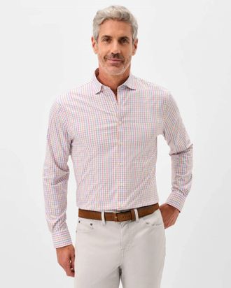 Johnnie-O Performance Button Down Shirt In Albie Gingham