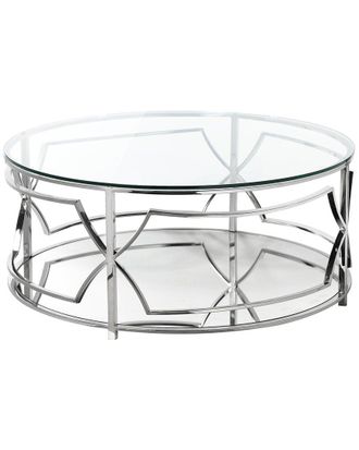 Pangea Home Z-Edward Round Coffee Table