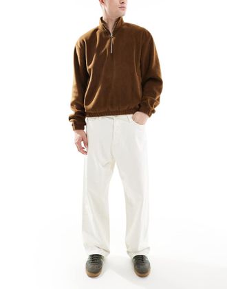 Jack & Jones Ron skater fit jeans in ecru-White