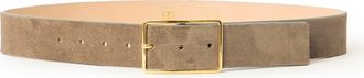 B-Low The Belt Milla Suede Belt in Elephant Gold at Nordstrom, Size X-Large