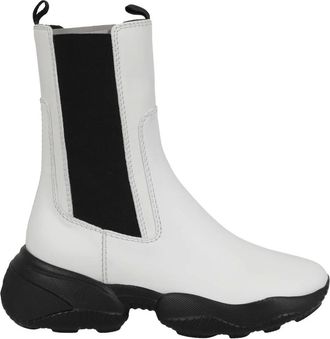 Hogan Chelsea Boots, female, White, 4 1/3 UK, Stylish Leather Boots for Men