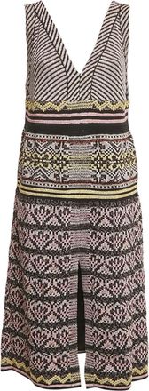Missoni 2024 patterned-jacquard dress - Brown