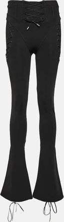 Off-white Laced cutout flared pants