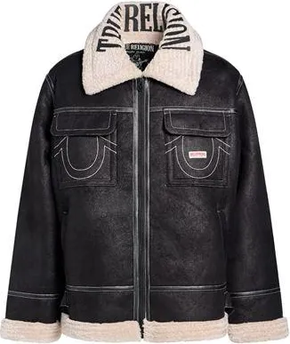 True Religion COATS & JACKETS - Shearling & Teddy on YOOX.COM