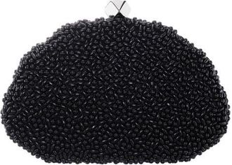 Nina Hera Frame Clutch in Black at Nordstrom