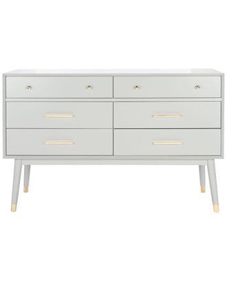 Safavieh Couture Zack 6 Drawer Wood Dresser