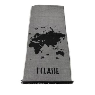 Alviero Martini 1A Classe Sjaal met Geo-print - Dames - Accessoires - Grijs - Maat: ONE Size Poliester