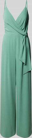 Jake*s Jumpsuit mit Knotendetail in Gruen, Gr&ouml;&szlig;e 38