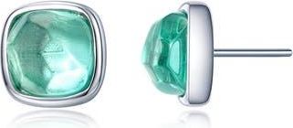 Lafonn Lab-Grown Sapphire Stud Earrings in Green Sapphire at Nordstrom Rack