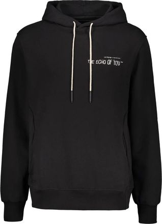 ISO.POETISM Cotton Hoodie - Heren - Hoodies - Zwart - M - Katoen - Hoodies & sweatvesten