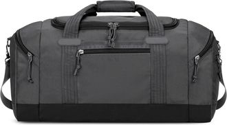 Generic Large Capacity Travel Bag Weekender Overnight Duffle Bags with Compartment Sports Fitness,Compatible For Camping Outdoor Activities(Deep grey)