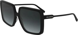 Karl Lagerfeld Kl 6187S 001 Zonnebrillen - Dames - Zonnebrillen - Zwart - 58 MM - Accessoires