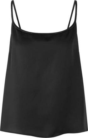 Marc Cain Feestelijk Topje met Versiering - Dames - Tops - Zwart - Maat: M Poliester