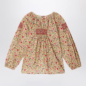 BONPOINT Poldie Floral Organic Cotton Blouse