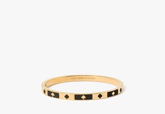 Kate Spade New York Spot The Spade Enamel Block Hinge Bangle