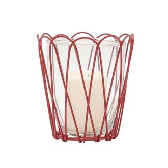 Foreside Home And Garden Lucy Votive Candle Holder in Red at Nordstrom