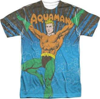 Gildan DC Comics Underwater Sub Short Sleeve Adult Poly Crew Tee / T-Shirt