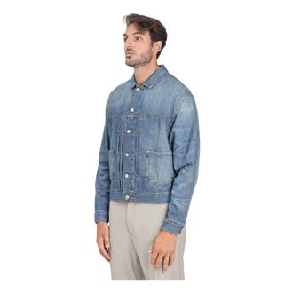 Tommy Jeans Lichte Denim Trucker Jack - Heren - Spijkerjassen - Blauw - L - Denim - Jassen