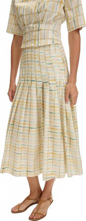 Exquise Cora Midi Skirt In Multi