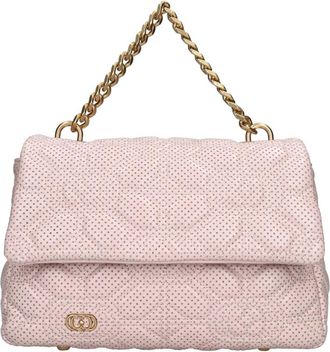 La Carrie Stich&Spoon Leren Tas - Dames - Handtassen - Roze - ONE Size - Leer - Tassen