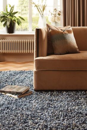 Origin Store Rocks Shaggy Rug in Grey | Size: 80 cm x 150 cm