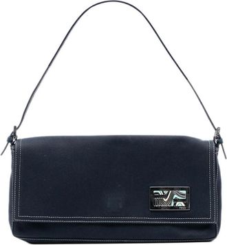 Fendi Pre-owned Shoulder Bags, female, Blue, Size: ONE SIZE Pre-owned Shoulder Bag