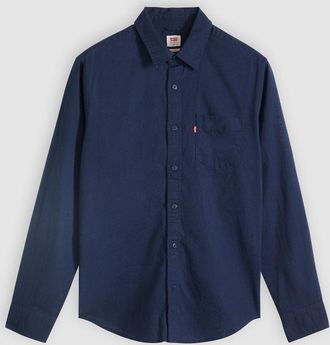 Levi's Classic Pocket Standard Fit Shirt - Mens - XL - Blue