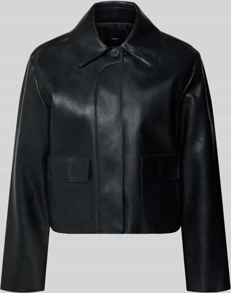 Mango Jacke in Leder-Optik Modell SABINA in Black, Größe XL