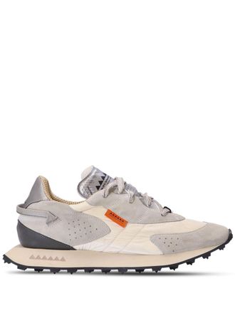 RUN OF Vaporix logo-patch sneakers - Neutrals