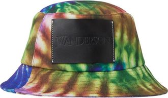 J.W.Anderson Tie Dye Bucket Hat - Dames - Hoeden - Veelkleurig - 56 CM - Denim - Accessoires