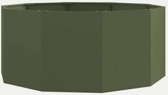 vidaXL Planter Olive Green 120 x 120 x 50 cm Steel vidaXL