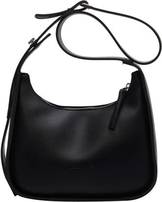 Generic Fashion Crossbody Bags for Women Leather Purses Handbag Casual Shoulder Bags with Zipper Trendy Underarm Bag (Black)