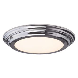 Netlighting Welland LED 3 Light SemiFlush Graphite in Grey