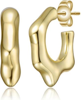 Rachel Glauber Dripping Hoop Earrings