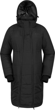 Mountain Warehouse Amethyst Long Maternity Padded Jacket in Black at Nordstrom, Size 10
