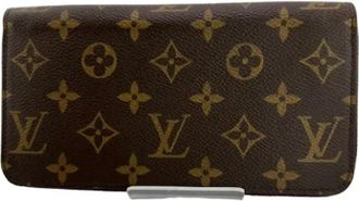 Louis Vuitton Pre-owned Fabric wallets - Dames - Vintage Accessoires - Bruin - ONE Size - Vintage