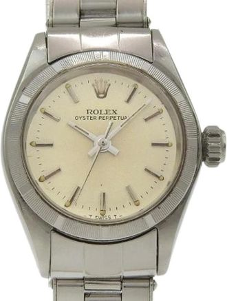 Rolex Pre-owned Vintage Horloge - Dames - Vintage Horloges - Beige - ONE Size - Vintage