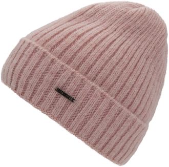 Chillouts Beanie CHILLOUTS Tuva Hat, Damen, pink, Obermaterial: 57% Polyacryl, 34% Wolle, 5% Polyamid, 4% Polyester, unifarben, M&uuml;tzen Beanie, in flexibler Pass