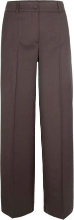 P.A.R.O.S.H. straight-leg trousers - Brown
