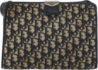 Dior Pre-owned Shoulder Bags, female, Multicolor, Size: ONE SIZE Pre-owned Vintage trotter shoulder bag