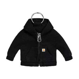 Carhartt Work in Progress Mini Active Jacket Keychain - Accessories - unisex - Negro - ONE SIZE