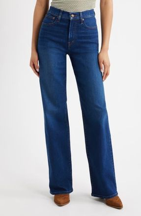 Madewell The Perfect Vintage High Waist Wide Leg Jeans in Bastwick Wash at Nordstrom, Size 28