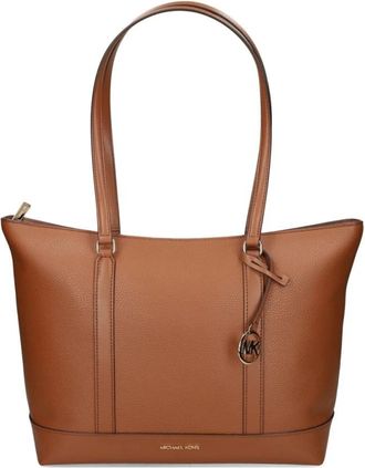Michael Kors Andie Medium Tote - Dames - Shoppers - Bruin - ONE Size - Leer - Tassen