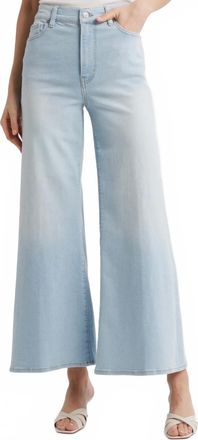 Frame Denim Womens Le Palazzo Crop Jeans In Blue