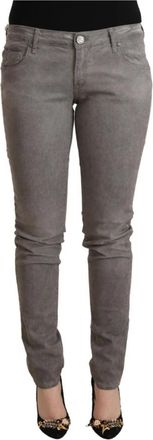 Acht Low Waist Skinny Denim - Dames - Skinny Jeans - Grijs - W30 - Denim - Jeans