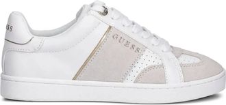 Guess Co Sneakers met geperforeerde vlakken - Wit