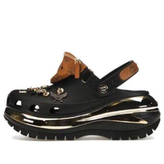 Crocs Mega Crush Clogs Black Tan 209357-001